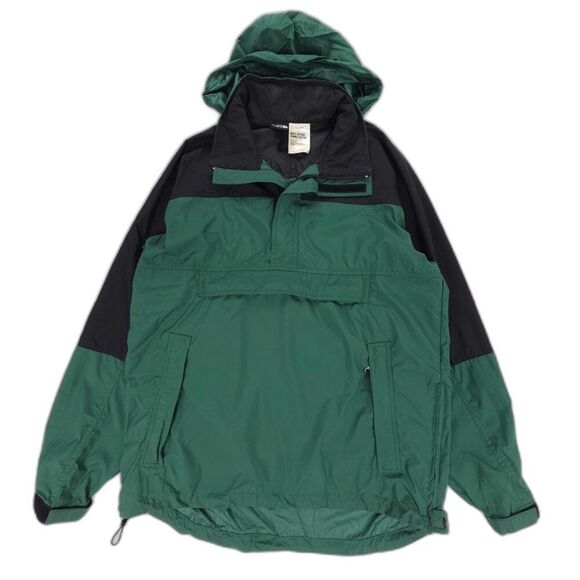 NORTH FACE Windbreaker Jacket Packable Hoodie Gorpcore Forest Green Men Medium - Picture 1 of 10